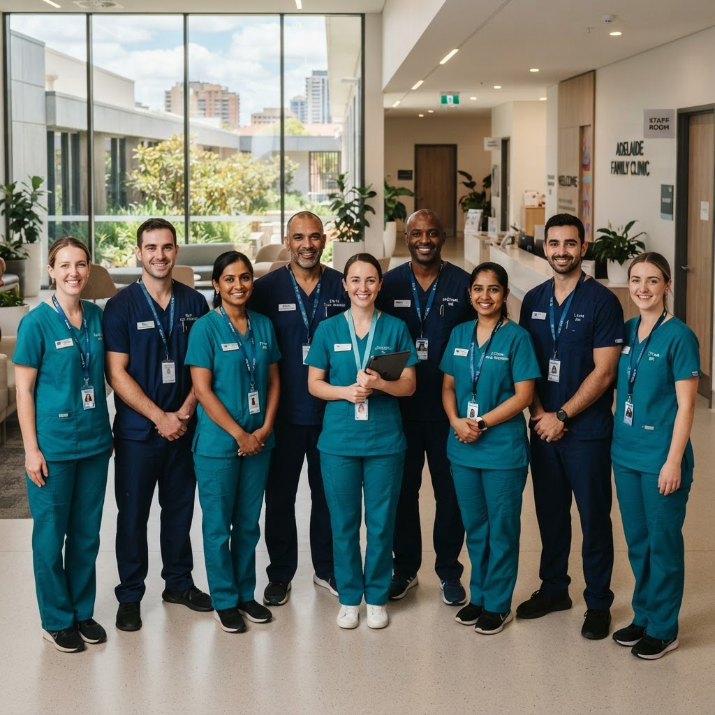 The Heartline Nursing team of nurses and care workers in Adelaide